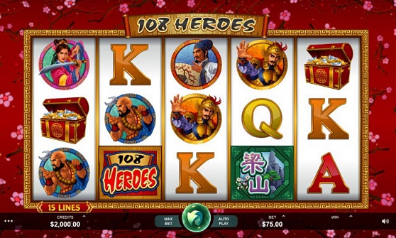 HappyLuke slot game review - 108 Heroes by Microgaming