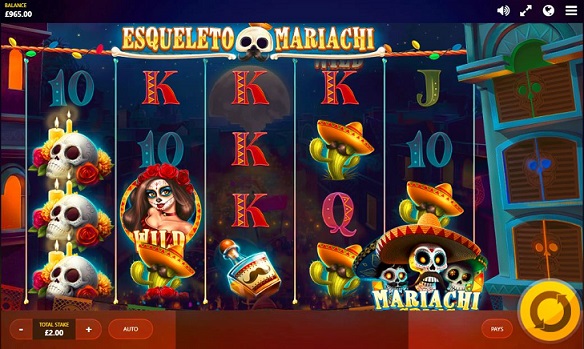 Esqueleto Mariachi Slots danh bai casino online HappyLuke