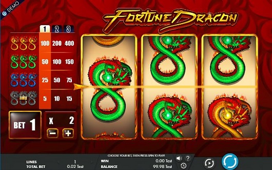 Fortune Dragon by Genesis Gaming video slot game review HappyLuke Vietnam online casino