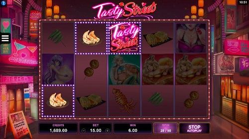 Tasty Street Microgaming slots HappyLuke casino online