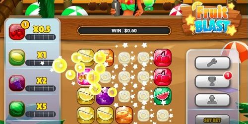 Fruit Blast HappyLuke slots from Skillzz Gaming chơi trò chơi casino online